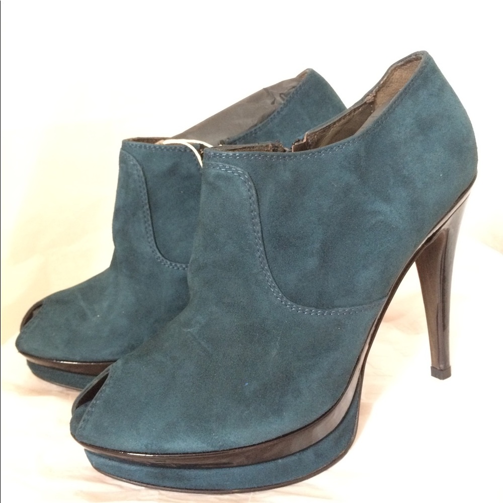 New Balmain suede Leather Ankle Boots Booties